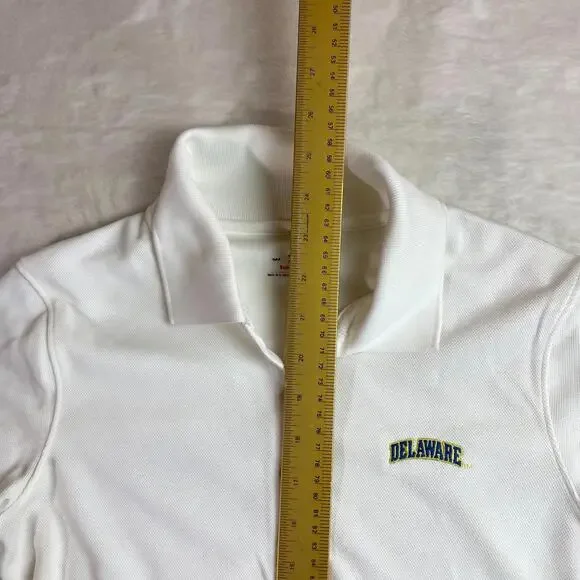 Under Armour Heatgear‎ Shirt Polo Womens Delaware White Small - Picture 7 of 7